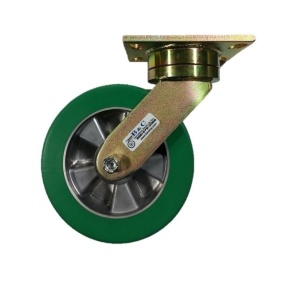 6" x 2" High Performance Maintenance Free Extended Swivel Lead, (CP) Champion Wheel, Precision Ball Bearing