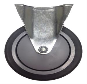 4" x 1-1/4" Rigid, (TP) Thermo-Pro Wheel, Precision Ball Bearing