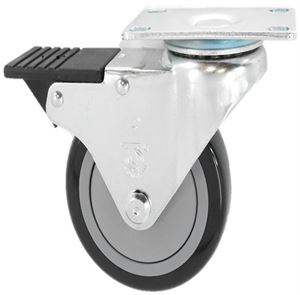 5" x 1-1/4" Swivel Caster, Poly-Pro Wheel, TLB, 350 Capacity