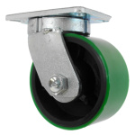 6" x 3" Kingpinless, (PU) Polyon Steel Wheel