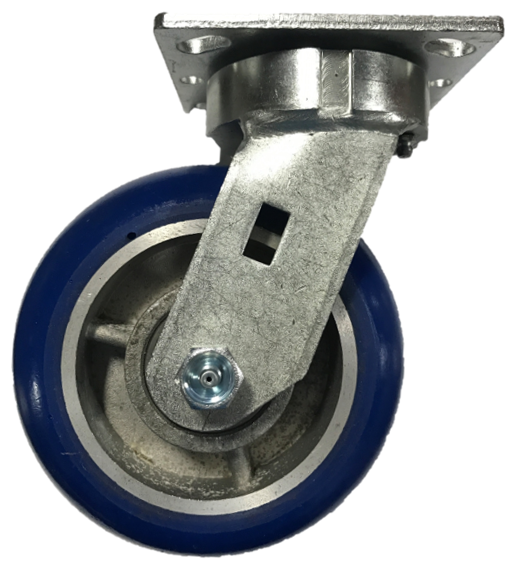 8" x 2" Kingpinless, (UD) D-Polyon, Precision Ball Bearing