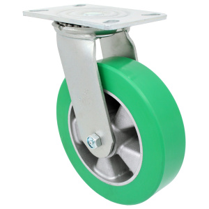 8" x 2" Swivel, (CP) Champion Wheel, Precision Ball Bearing (B&C1061)