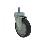 4" x 1-1/4" Swivel, (TP) Thermo-Pro Wheel, 1/2-13 x 1-1/2" Stem