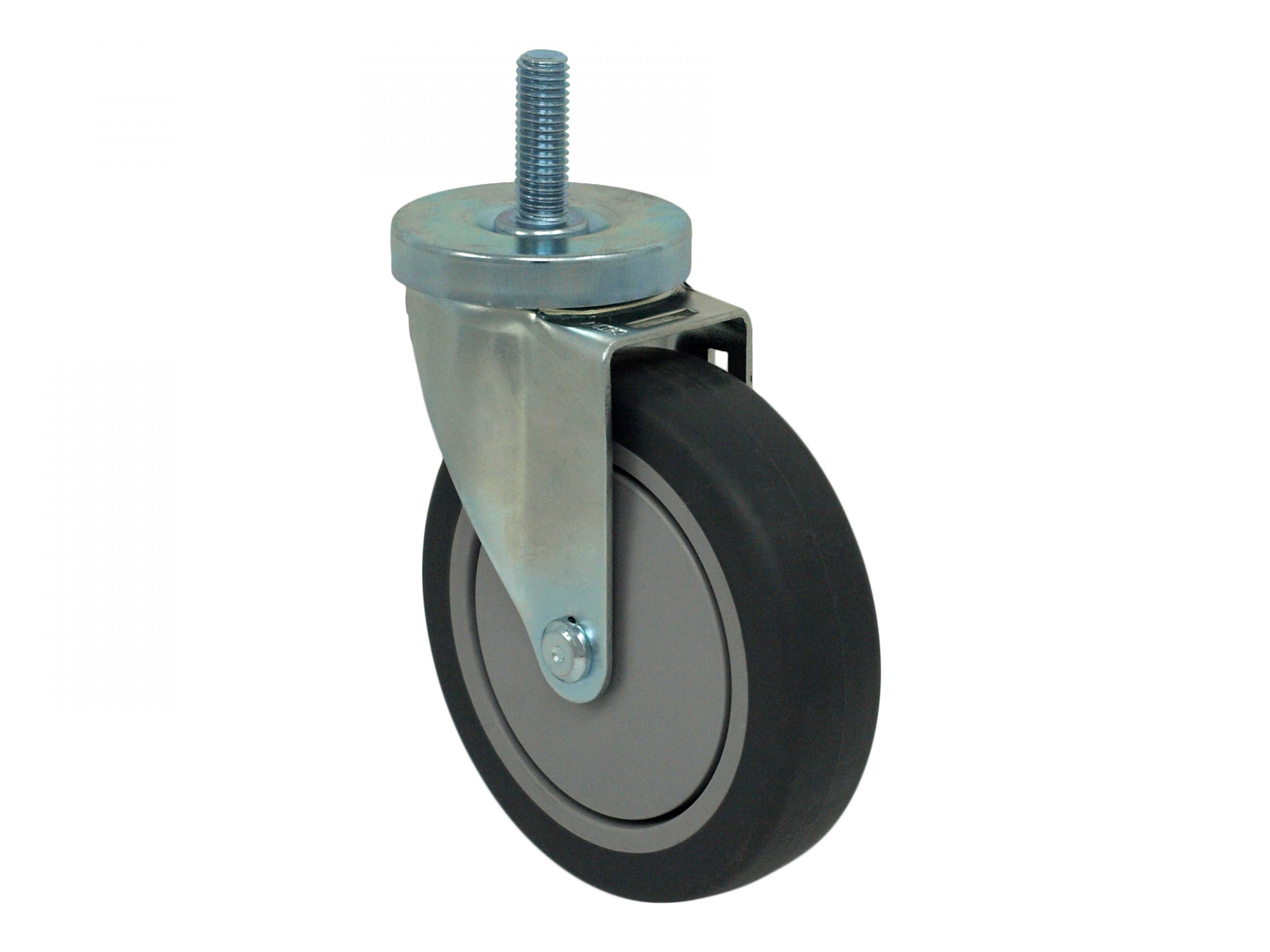 4" x 1-1/4" Swivel, (TP) Thermo-Pro Wheel, 1/2-13 x 1-1/2" Stem