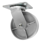 8" x 2" Swivel, (SS) Semi-Steel Wheel, 10-1/8" OAH