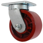 10" x 3" Kingpinless, (DS) Ductile Steel Wheel, Precision Ball Bearing