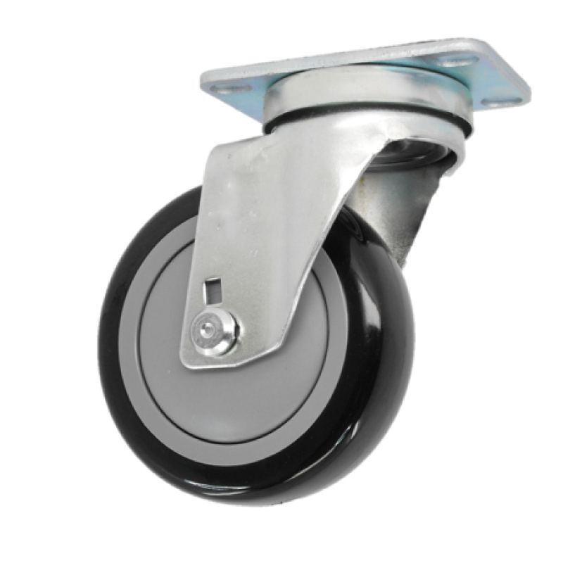 5" x 1-1/4" Swivel, (PP) Poly-Pro, Precision Ball Bearing