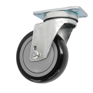 6" x1-1/4" Swivel, (PP) Poly-Pro, Precision Ball Bearing