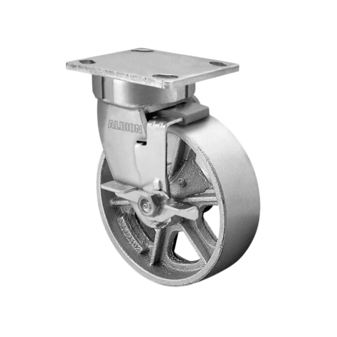 Steel casters