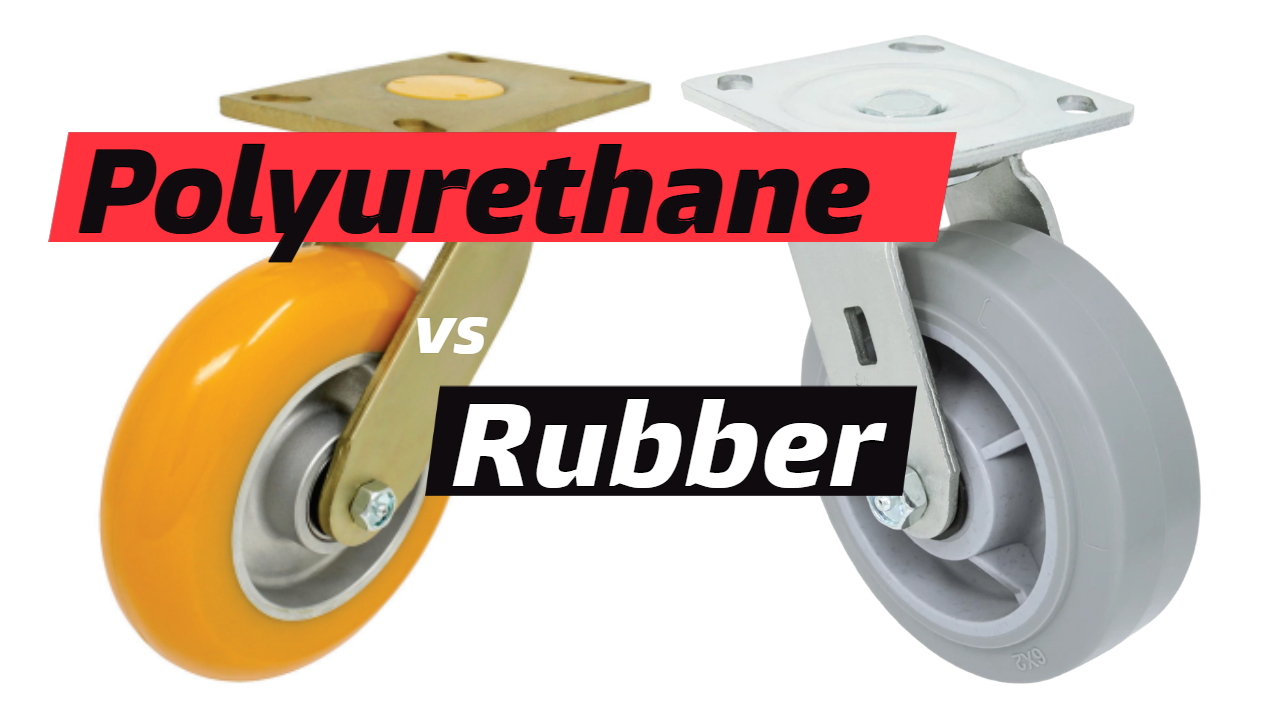 polyurethane vs rubber casters